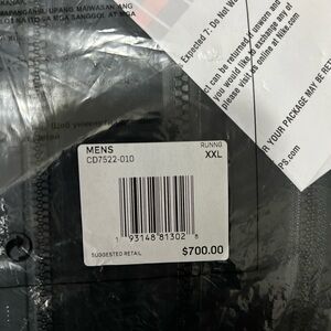 Men's Black Jacket XXL